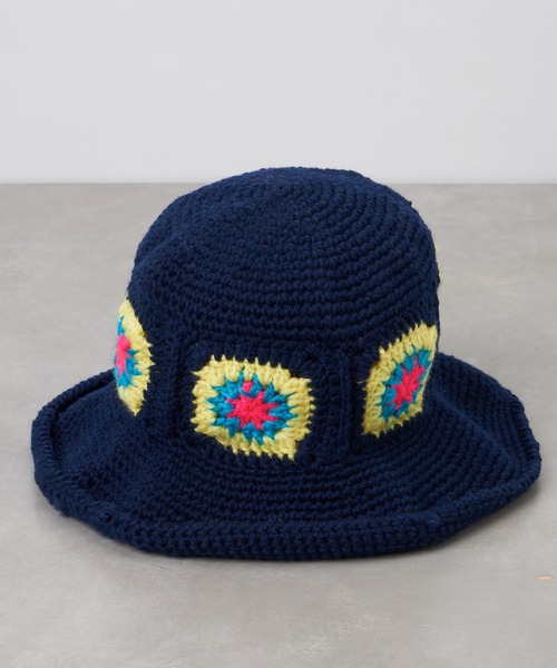 CIAOPANIC TYPY（チャオパニックティピー）の「クロシェハット（ハット・レディース・アイボリー/グリーン/ネイビー・ONE SIZE）」の15枚目の写真