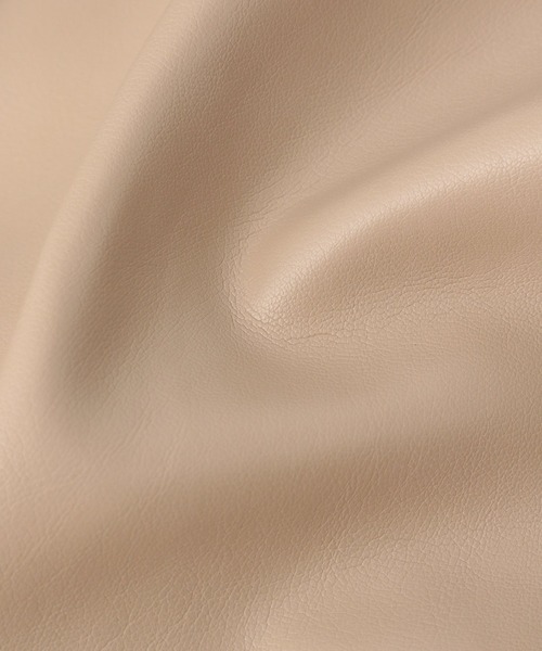 A part by（アパートバイ）の「フェイクレザーステンカラーコート  229500（ステンカラーコート・レディース・ブラック/ベージュ・FREE）」の7枚目の写真