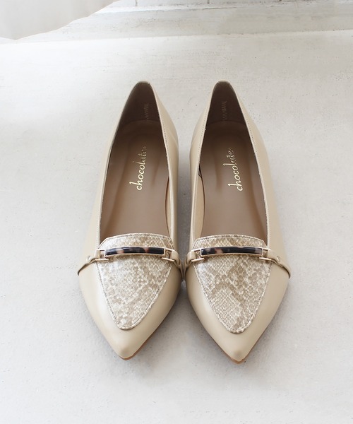 chocolates（チョコラテス）の「ポインテッドトゥ ビット ローファー【日本製】（ローファー・レディース・アイボリー/ダークブラウン/カーキ/ブラック/ライトグレー・22cm/23.5cm/23cm/25cm/24.5cm/22.5cm/24cm）」の13枚目の写真