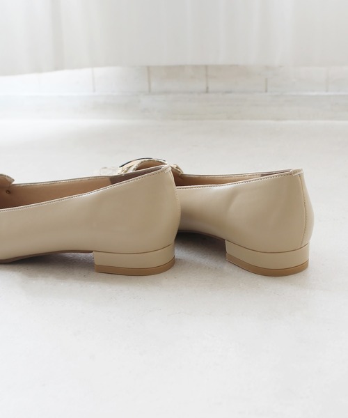 chocolates（チョコラテス）の「ポインテッドトゥ ビット ローファー【日本製】（ローファー・レディース・アイボリー/ダークブラウン/カーキ/ブラック/ライトグレー・22cm/23.5cm/23cm/25cm/24.5cm/22.5cm/24cm）」の15枚目の写真