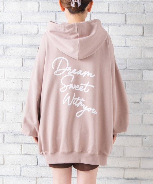REVEYU（レブユー）の「REVEYU/Sweet dreamer big hoodie（パーカー・レディース・ブラウン/サックスブルー/ピンク・FREE）」の16枚目の写真