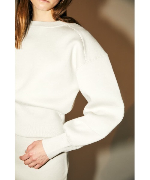 M_（エムアンダーバー）の「【M_】DOUBLE FACE KNIT ドレス