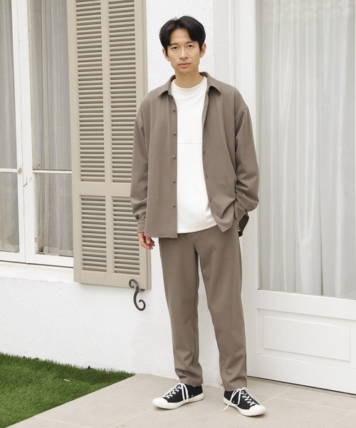 LAKOLE（ラコレ）の「起毛TRシャツ / 227729（シャツ/ブラウス・メンズ・ブラック系/チャコール/ブラウン系その他・MEDIUM/LARGE）」の16枚目の写真