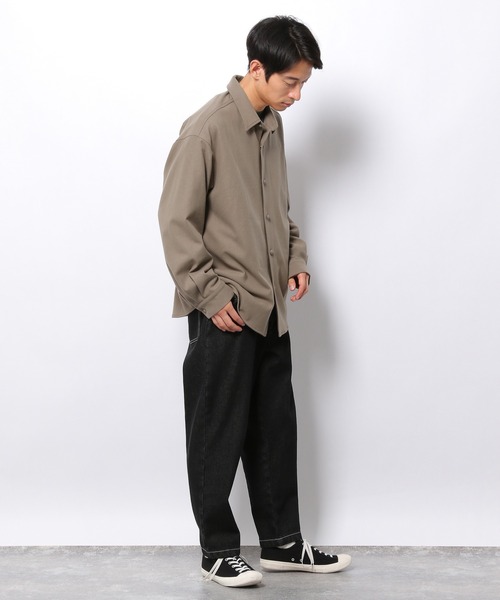 LAKOLE（ラコレ）の「起毛TRシャツ / 227729（シャツ/ブラウス・メンズ・ブラック系/チャコール/ブラウン系その他・MEDIUM/LARGE）」の4枚目の写真