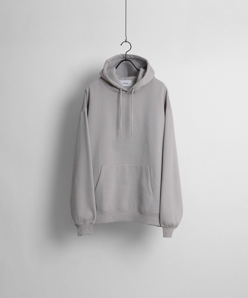 Confirm(コンファーム)の「ルーズシルエットプルオーバーパーカー【Confirm】(パーカー・メンズ・チャコールグレー/ベージュ/ブラック/サックスブルー/アイボリー/ブルー/ホワイト/レッド/パープル/ミント/ブラック系その他/グリーン/ベージュ系その他・M/L)」の18枚目の写真