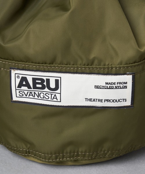 ABU GARCIA（アブ・ガルシア）の「【Fine 2月号掲載】【AbuGarcia×THEATREPRODUCTS】別注マルチ巾着バッグ（ショルダーバッグ・メンズ・カーキ/グレー/ブラック・ONE SIZE）」の6枚目の写真