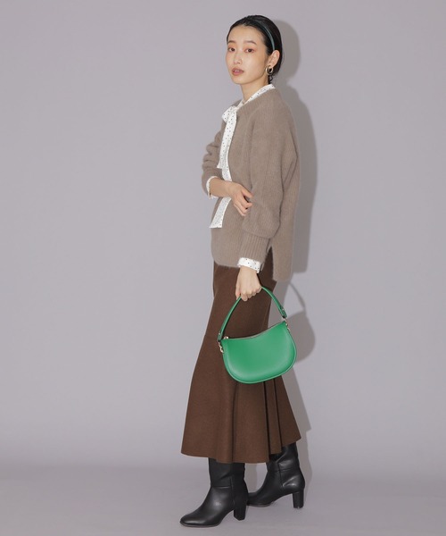 NATURAL BEAUTY BASIC(ナチュラルビューティーベーシック)の「2WAYサドルショルダー(ショルダーバッグ・レディース・イエロー/グレー/グリーン/ベージュ・フリ-)」の18枚目の写真