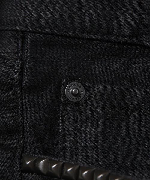 HYSTERIC GLAMOUR（ヒステリックグラマー）の「USED加工SデニムスリムPT（デニムパンツ・メンズ・ブラック・31inch/34inch/28inch/30inch/32inch/29inch）」の14枚目の写真