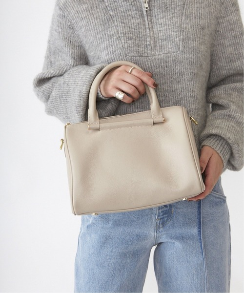 story.（ストーリー）の「STORY. レザーボストン◆（ボストンバッグ・レディース・アイボリー/ブラウン系その他・FREE）」の8枚目の写真