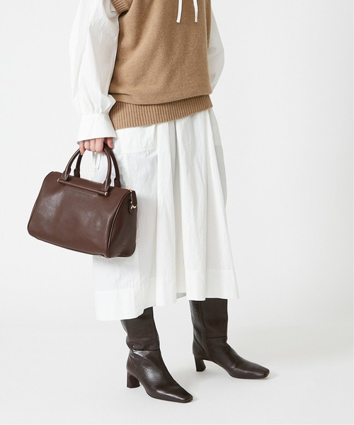 story.（ストーリー）の「STORY. レザーボストン◆（ボストンバッグ・レディース・アイボリー/ブラウン系その他・FREE）」の9枚目の写真