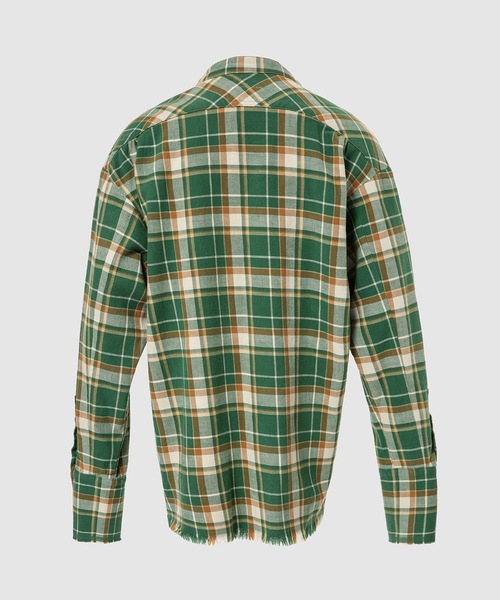 GREG LAUREN(グレッグローレン)の「GREEN PLAID CLASSIC STUDIO GREEN PLAID(シャツ/ブラウス・メンズ・グリーン系その他・3/4)」の3枚目の写真