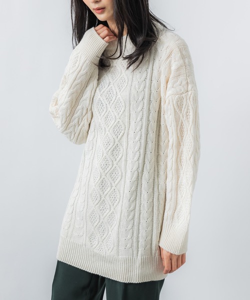 専用です★GOLDEN ♡グレー♡ニット MEN 針抜き畦ニットベスト ライトグレー