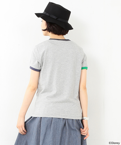 Champion（チャンピオン）の「CHAMPION×BEAMS BOY / リンガーTシャツ （Mickey Mouse）（Tシャツ/カットソー・レディース・ホワイト/グレー・SMALL）」の17枚目の写真