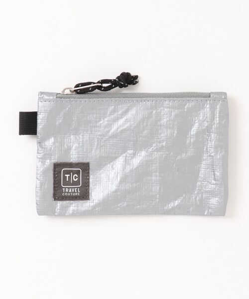 ADAM ET ROPE'（アダムエロペ）の「【TRAVEL COUTURE】《Mサイズ》レジャーFab Gadget Pouch（ポーチ・メンズ・グレー/ホワイト・FREE）」の2枚目の写真