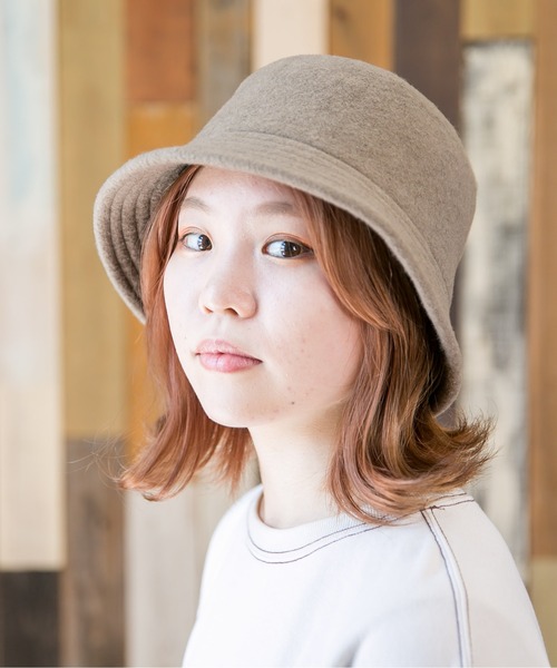 無(ム)の「BASQUE BUCKET HAT【バスクバケットハット】(ハット・レディース・ブラック/チャコールグレー/ベージュ・FREE)」の3枚目の写真