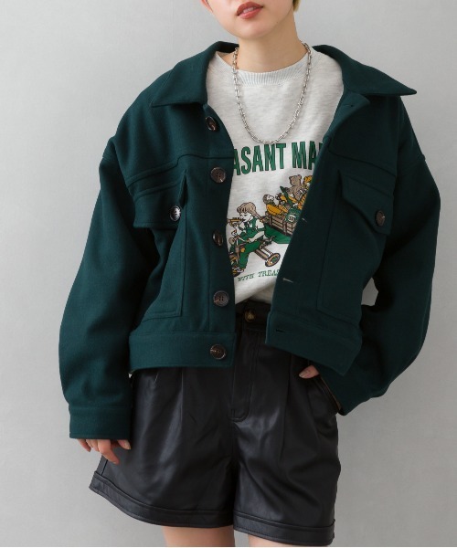 SpRay（スプレイ）の「裏起毛おもちゃ箱ＧＩＲＬスウェット（スウェット・レディース・ブラック/ブルー/アイボリー/ボルドー/オートミール・FREE）」の13枚目の写真