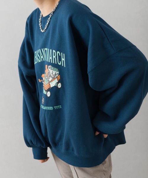 SpRay（スプレイ）の「裏起毛おもちゃ箱ＧＩＲＬスウェット（スウェット・レディース・ブラック/ブルー/アイボリー/ボルドー/オートミール・FREE）」の21枚目の写真