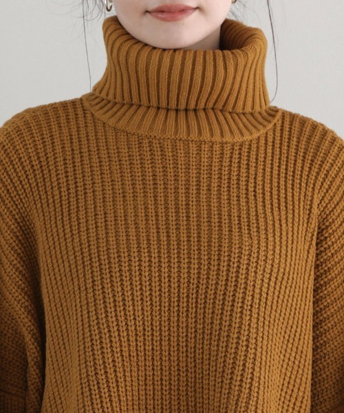 Bou Jeloud（ブージュルード）の「【WEB限定】スリットボリュームスリーブニット（ニット/セーター・レディース・ブラック/グレー/レッド/マスタード・FREE）」の15枚目の写真