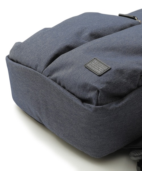 PRO-SPERITY(プロスペリティ)の「【PRO-SPERITY/プロスペリティ】別注デニムライククロス×シンセティックレザーバックパック(バックパック/リュック・メンズ・ブラック/ネイビー/グレー・FREE)」の5枚目の写真