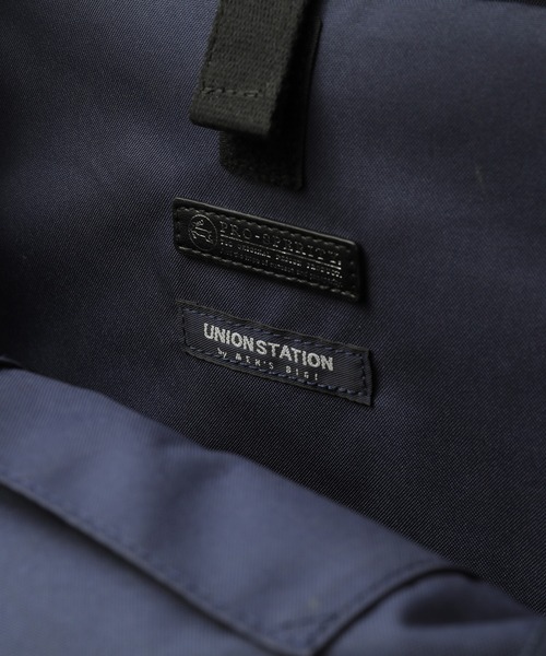 PRO-SPERITY(プロスペリティ)の「【PRO-SPERITY/プロスペリティ】別注デニムライククロス×シンセティックレザーバックパック(バックパック/リュック・メンズ・ブラック/ネイビー/グレー・FREE)」の13枚目の写真