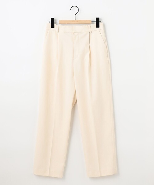 SHARE PARK(シェアパーク)の「【洗える】TR裏起毛セミワイドパンツ(その他パンツ・レディース・アイボリー系/ネイビー系・1/0)」の16枚目の写真