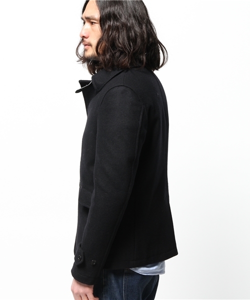 【週末値下】SHIPS シップス　ピーコート　シングル　XLサイズ ネイビー 週末値下】SHIPS シップス ピーコート シングル XLサイズ