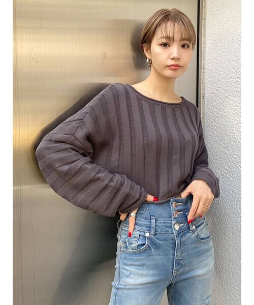 EMODA（エモダ）の「ステップスイッチングハイウエストパギンス（デニムパンツ・レディース・ライトブルー/インディゴブルー・X-SMALL/SMALL/MEDIUM）」の4枚目の写真