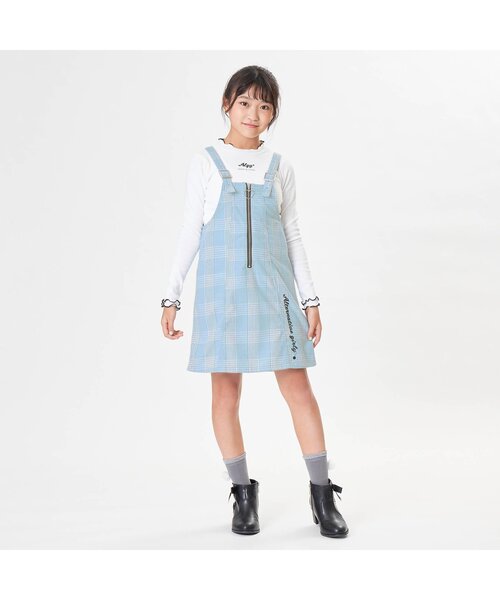 algy（アルジー）の「/リブロンT＆ジャンスカセット（ジャンパースカート・キッズ・ピンク/オフホワイト/ブラック・XXX-SMALL/SMALL/XX-SMALL/X-SMALL/MEDIUM）」の5枚目の写真