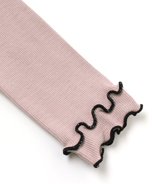 algy（アルジー）の「/リブロンT＆ジャンスカセット（ジャンパースカート・キッズ・ピンク/オフホワイト/ブラック・XXX-SMALL/SMALL/XX-SMALL/X-SMALL/MEDIUM）」の6枚目の写真