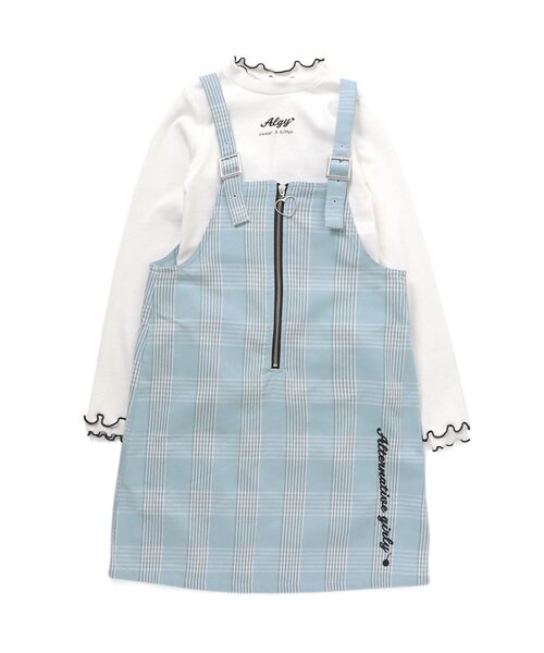 algy（アルジー）の「/リブロンT＆ジャンスカセット（ジャンパースカート・キッズ・ピンク/オフホワイト/ブラック・XXX-SMALL/SMALL/XX-SMALL/X-SMALL/MEDIUM）」の17枚目の写真