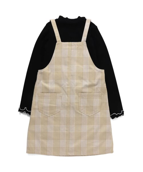 algy（アルジー）の「/リブロンT＆ジャンスカセット（ジャンパースカート・キッズ・ピンク/オフホワイト/ブラック・XXX-SMALL/SMALL/XX-SMALL/X-SMALL/MEDIUM）」の15枚目の写真