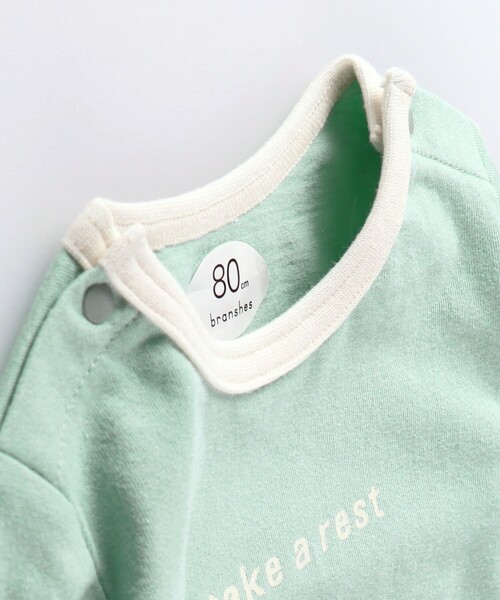 BRANSHES(ブランシェス)の「アソート柄ボディスーツ(ロンパース・キッズ・オフホワイト/チャコールグレー/ライトグリーン・80/70)」の22枚目の写真