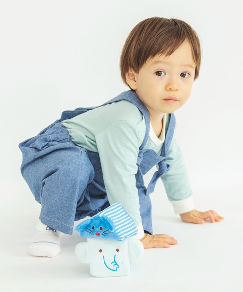 BRANSHES(ブランシェス)の「アソート柄ボディスーツ(ロンパース・キッズ・オフホワイト/チャコールグレー/ライトグリーン・80/70)」の8枚目の写真