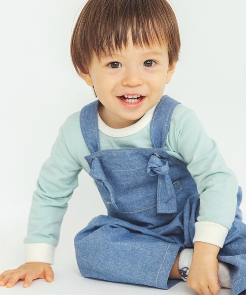 BRANSHES(ブランシェス)の「アソート柄ボディスーツ(ロンパース・キッズ・オフホワイト/チャコールグレー/ライトグリーン・80/70)」の12枚目の写真