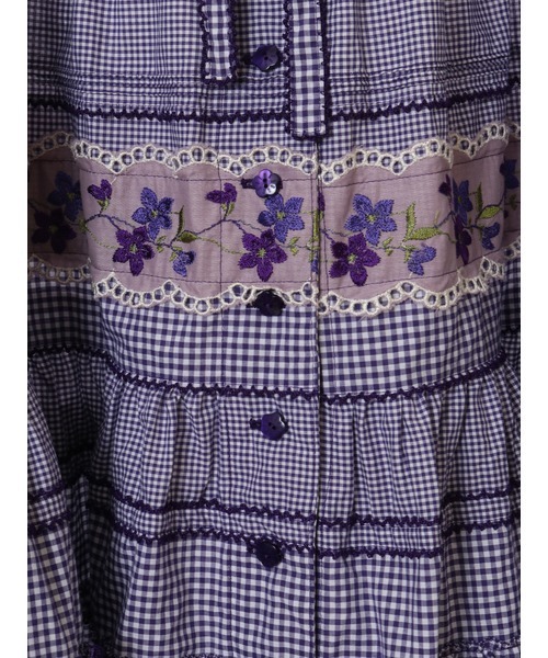 PINK HOUSE（ピンクハウス）の「バイオレットレース使いスカート