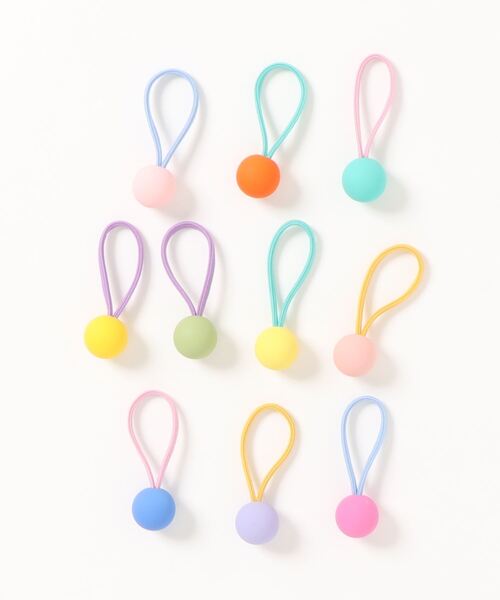 ୨୧ファーセットD-4୨୧ヘアゴム⑅ベビー&キッズ⑅ハンドメイド﻿⑅﻿ F&D :