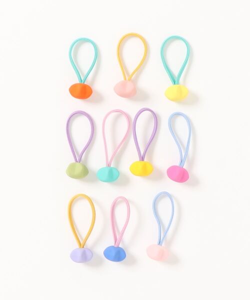 Fun & Daily(ファンアンドデイリー)の「F&D : 10セット・キッズヘアゴム(ヘアゴム・レディース・その他1/その他2/その他3/その他4/その他5/その他6・FREE)」の3枚目の写真