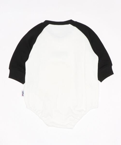 FILA(フィラ)の「FILA/フィラ ロゴバリエーション長袖ロンパース(ロンパース・キッズ・チャコールグレー/ブラック/ベージュ/オフホワイト/ブラック系その他/ベージュ系その他・80cm/90cm/70cm)」の7枚目の写真