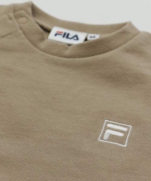 FILA(フィラ)の「FILA/フィラ ロゴバリエーション長袖ロンパース(ロンパース・キッズ・チャコールグレー/ブラック/ベージュ/オフホワイト/ブラック系その他/ベージュ系その他・80cm/90cm/70cm)」の15枚目の写真