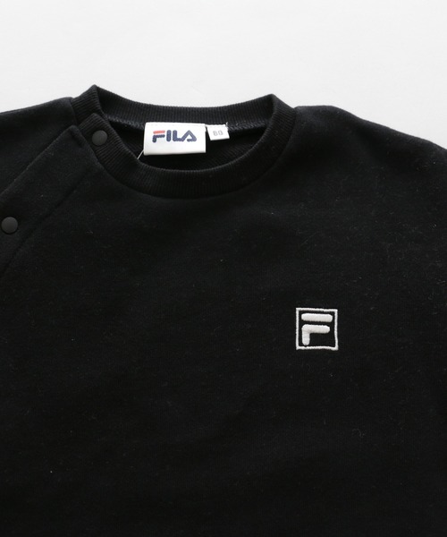 FILA(フィラ)の「FILA/フィラ ロゴバリエーション長袖ロンパース(ロンパース・キッズ・チャコールグレー/ブラック/ベージュ/オフホワイト/ブラック系その他/ベージュ系その他・80cm/90cm/70cm)」の13枚目の写真
