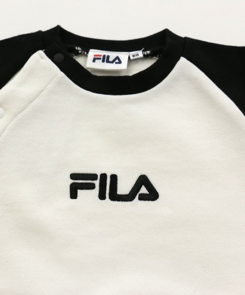 FILA(フィラ)の「FILA/フィラ ロゴバリエーション長袖ロンパース(ロンパース・キッズ・チャコールグレー/ブラック/ベージュ/オフホワイト/ブラック系その他/ベージュ系その他・80cm/90cm/70cm)」の11枚目の写真