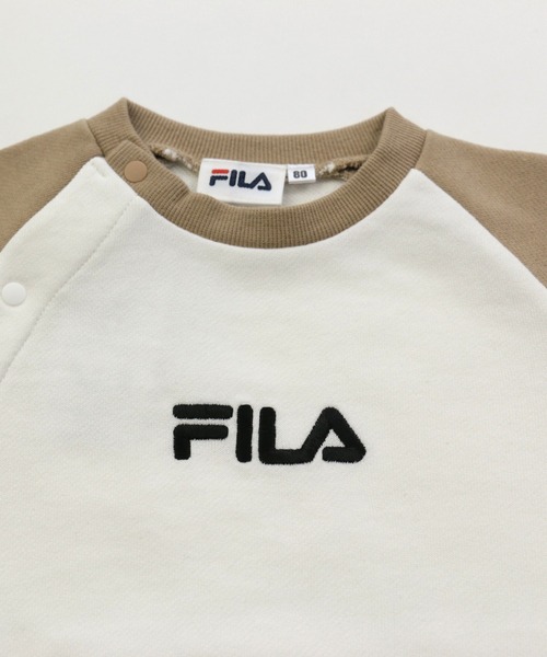 FILA(フィラ)の「FILA/フィラ ロゴバリエーション長袖ロンパース(ロンパース・キッズ・チャコールグレー/ブラック/ベージュ/オフホワイト/ブラック系その他/ベージュ系その他・80cm/90cm/70cm)」の10枚目の写真