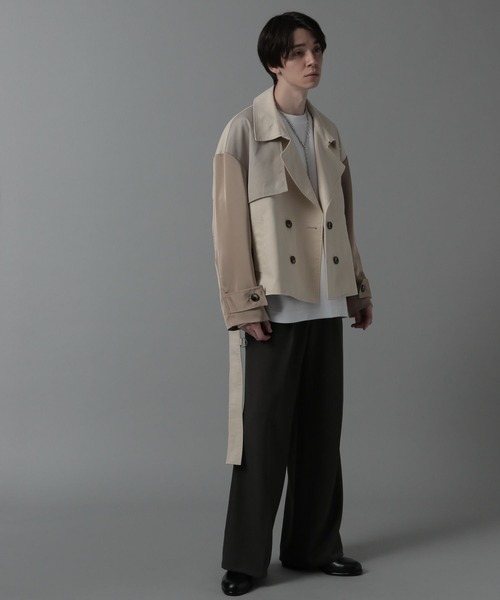 HARE(ハレ)の「ドルマンカットソー(HARE)(Tシャツ/カットソー・メンズ・オフホワイト/ブラック/グレー/グリーン/ブルー・FREE)」の6枚目の写真