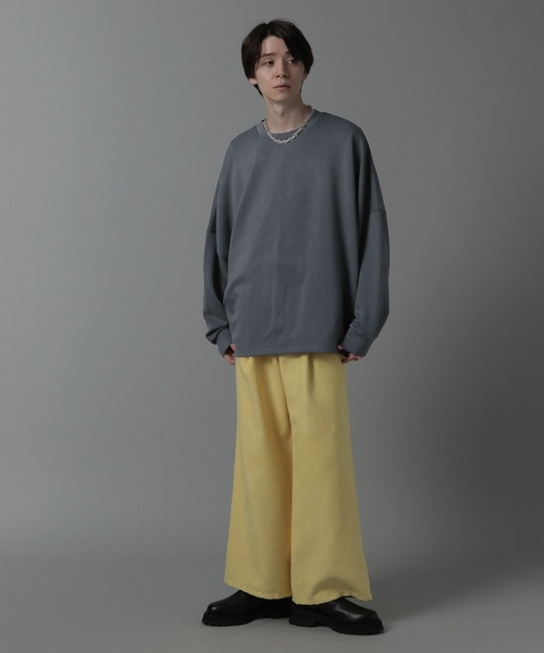 HARE(ハレ)の「ドルマンカットソー(HARE)(Tシャツ/カットソー・メンズ・オフホワイト/ブラック/グレー/グリーン/ブルー・FREE)」の8枚目の写真