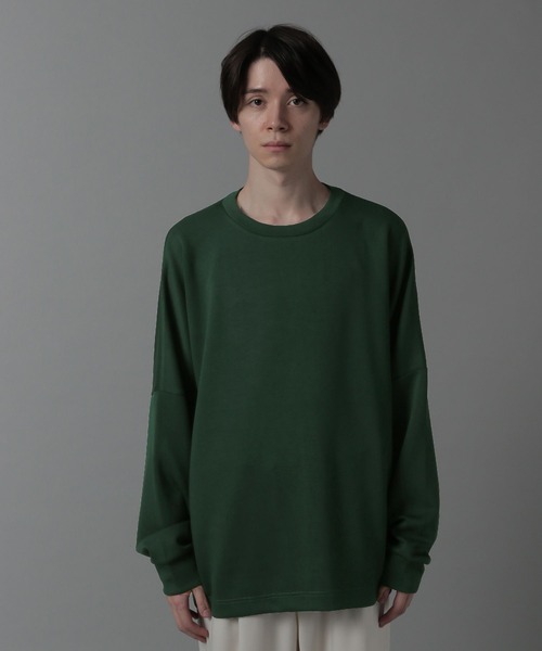 HARE(ハレ)の「ドルマンカットソー(HARE)(Tシャツ/カットソー・メンズ・オフホワイト/ブラック/グレー/グリーン/ブルー・FREE)」の10枚目の写真