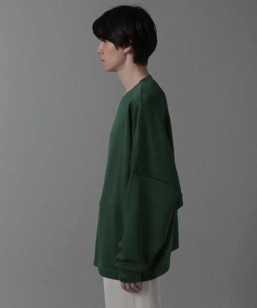 HARE(ハレ)の「ドルマンカットソー(HARE)(Tシャツ/カットソー・メンズ・オフホワイト/ブラック/グレー/グリーン/ブルー・FREE)」の11枚目の写真