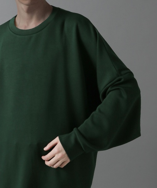 HARE(ハレ)の「ドルマンカットソー(HARE)(Tシャツ/カットソー・メンズ・オフホワイト/ブラック/グレー/グリーン/ブルー・FREE)」の14枚目の写真