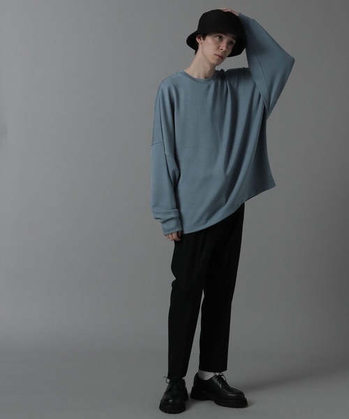 HARE(ハレ)の「ドルマンカットソー(HARE)(Tシャツ/カットソー・メンズ・オフホワイト/ブラック/グレー/グリーン/ブルー・FREE)」の18枚目の写真