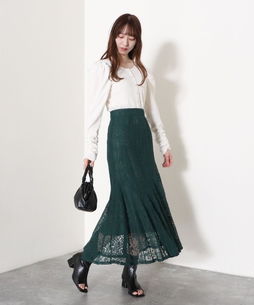 archives（アルシーヴ）の「２ｗａｙパワショルＴＯＰＳ（Tシャツ/カットソー・レディース・グリーン系その他/ブラック/オフホワイト/ブラウン・MEDIUM）」の7枚目の写真