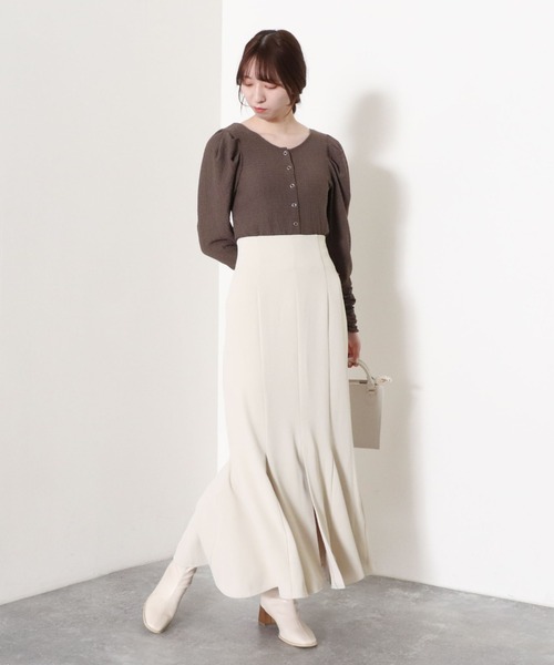 archives（アルシーヴ）の「２ｗａｙパワショルＴＯＰＳ（Tシャツ/カットソー・レディース・グリーン系その他/ブラック/オフホワイト/ブラウン・MEDIUM）」の12枚目の写真